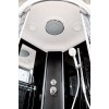 Душевая кабина Deto BM 1510 LED Black с гидромассажем (100x100)
