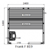 Финская сауна с электропечью Frank F 813 (220x140x210)