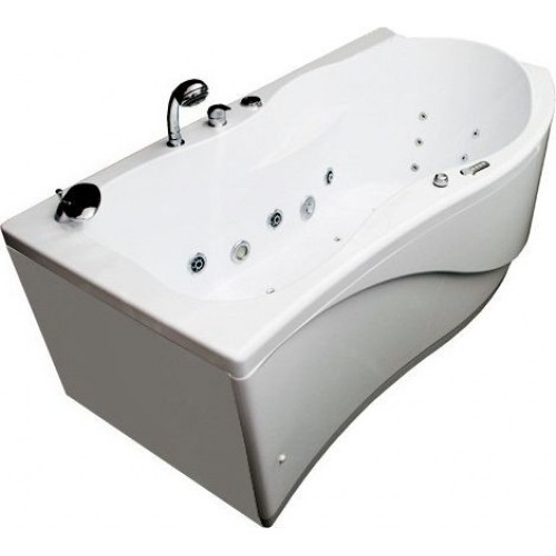 Акриловая ванна Aquanet Borneo 170x90 R с каркасом