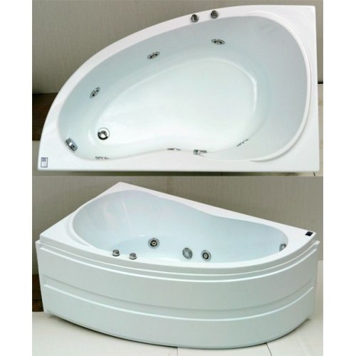 Акриловая ванна Bas Алегра 150 см L с г/м