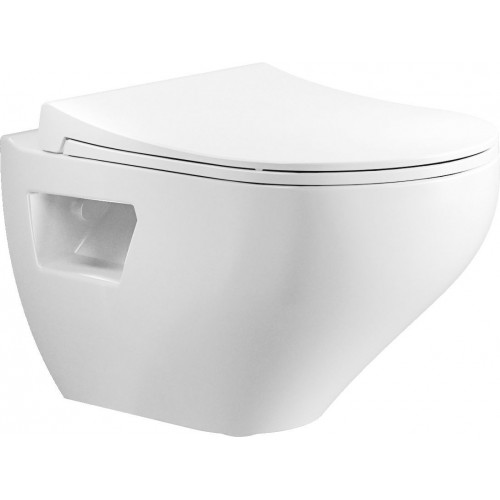 Унитаз подвесной Bien Ion безободковый + держатель туалетной бумаги