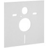 Комплект Инсталляция Geberit Duofix Платтенбау 4 в 1 с белой кнопкой смыва + Унитаз Geberit Renova Plan + Шумоизоляция