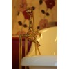 Акриловая ванна Gemy G9030 A фурнитура золото