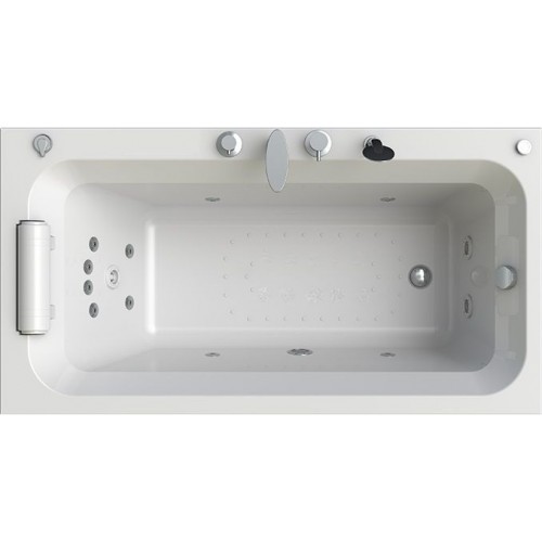 Акриловая ванна Radomir Хельга 2 Специальный Chrome 170x90 с пультом