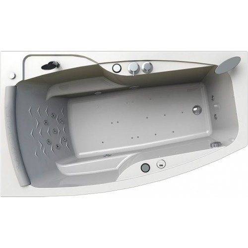 Акриловая ванна Radomir Аризона Лечебный Chrome 170x100 левая с фронтально-торцевой панелью