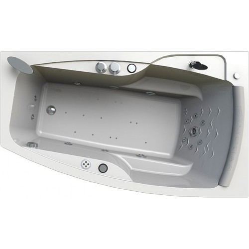 Акриловая ванна Radomir Аризона Спортивный Chrome 170x100 правая с фронтальной панелью