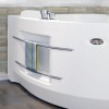 Акриловая ванна Radomir Wachter Ирма 2 L с гидромассажем и экраном, форсунки белые