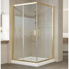 Душевой уголок Vegas Glass ZA 0120 09 01 профиль золото, стекло прозрачное