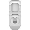 Комплект Geberit Duofix Delta 458.124.21.1 3 в 1 с кнопкой смыва + Чаша для унитаза подвесног + Крышка-сиденье